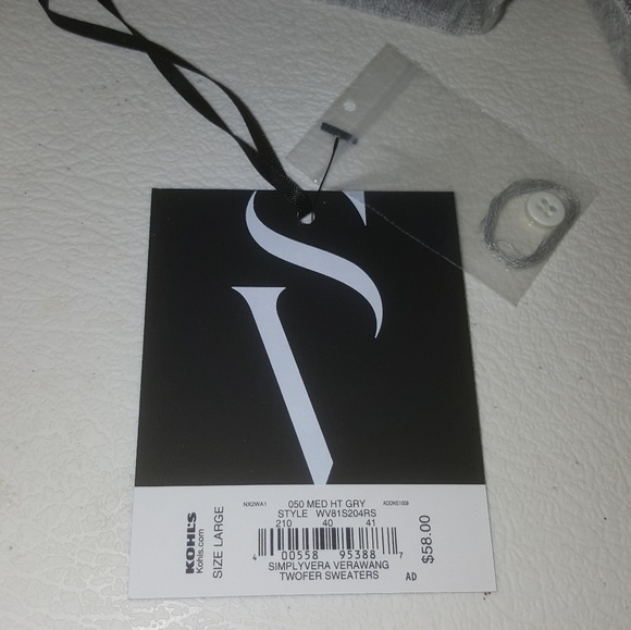 💚💚💚  NEW Vera Wang - Sleeve Drawstring Blouse - Picture 3 of 4